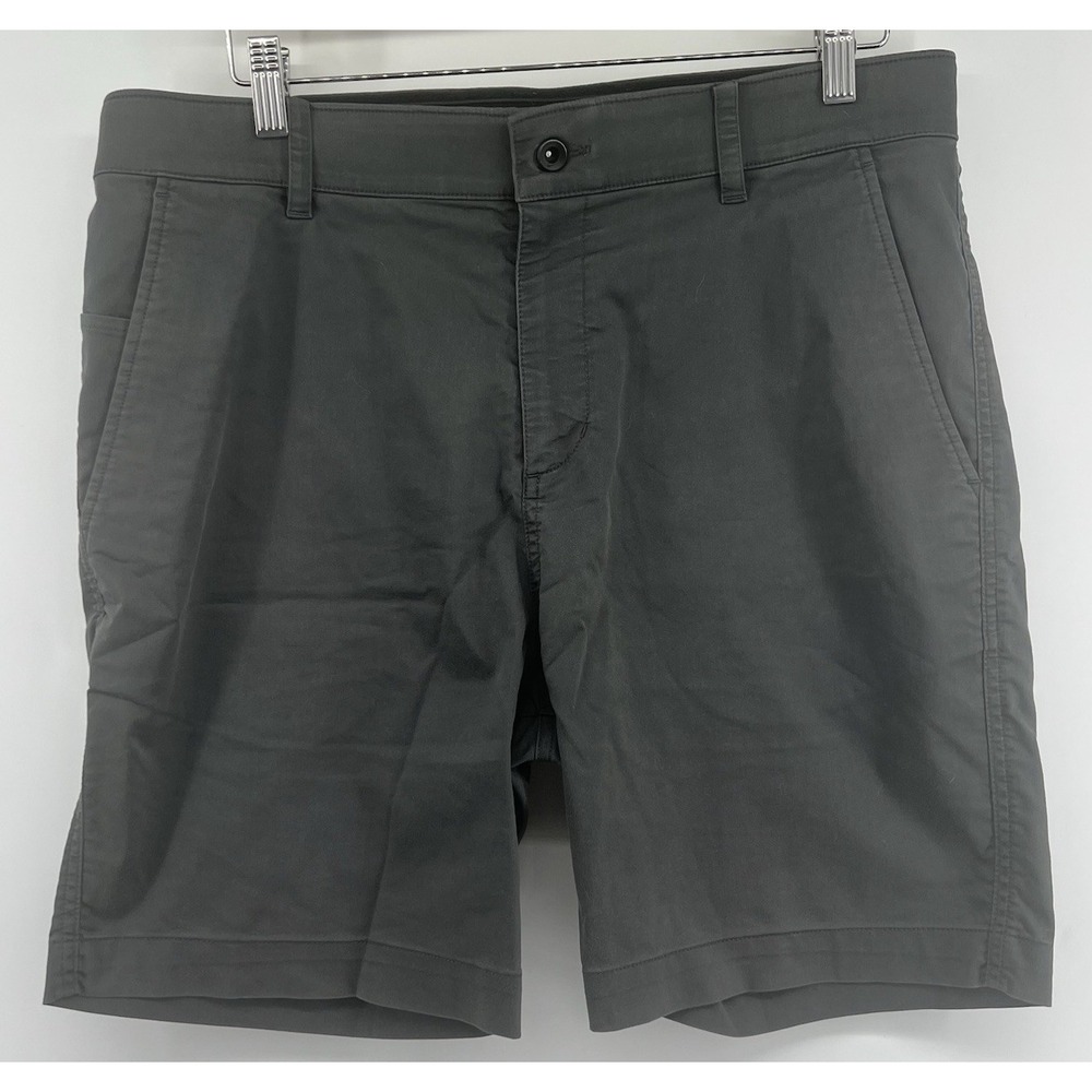 Nike Dri Fit Shorts Tag 34 Measure 36 7.5" Inseam Dark Gray Cotton Blend Mens